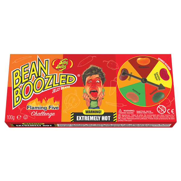 BeanBoozled Flaming Five Glücksrad Packung 100g